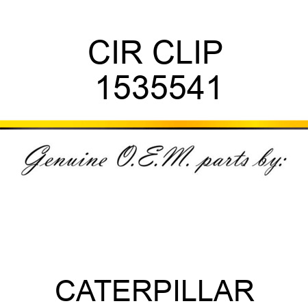 CIR CLIP 1535541