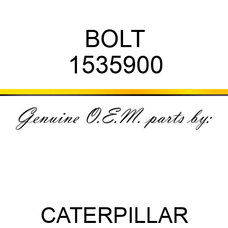 BOLT 1535900