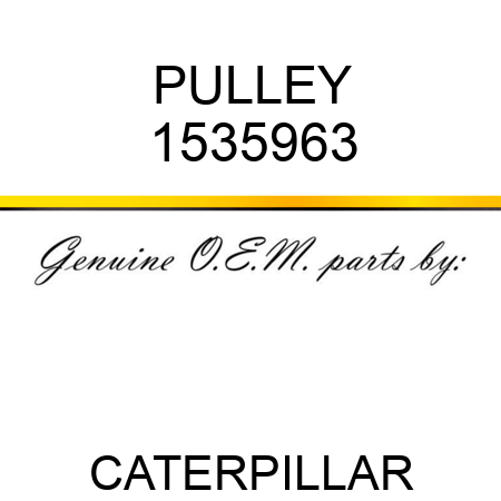 PULLEY 1535963