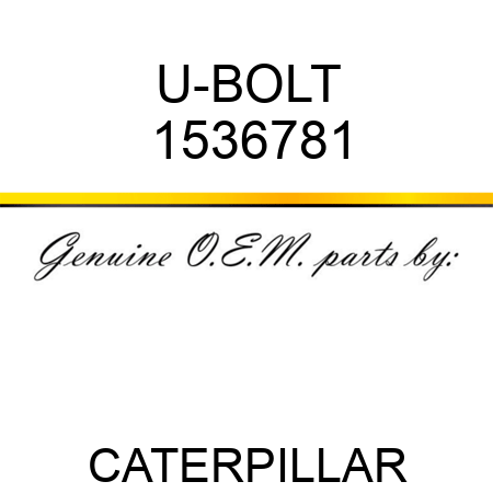 U-BOLT 1536781
