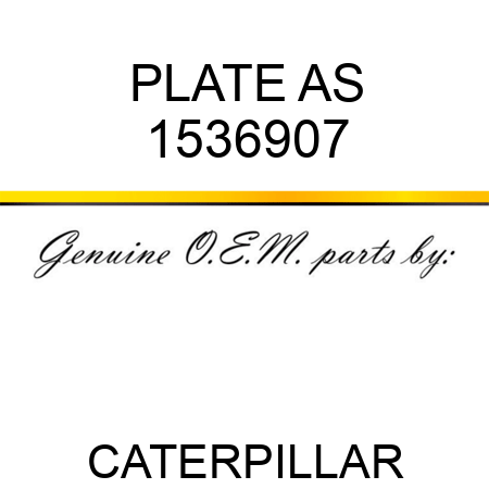 PLATE AS 1536907
