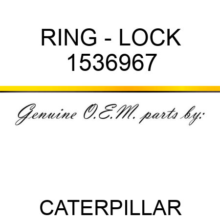RING - LOCK 1536967