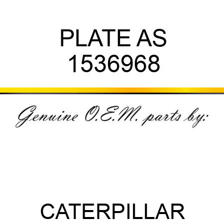 PLATE AS 1536968