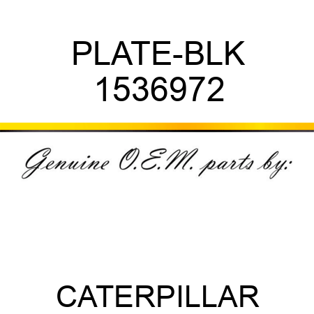 PLATE-BLK 1536972