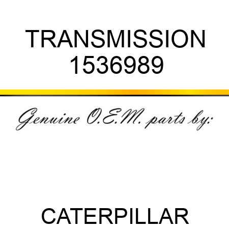 TRANSMISSION 1536989