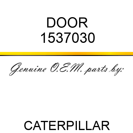 DOOR 1537030