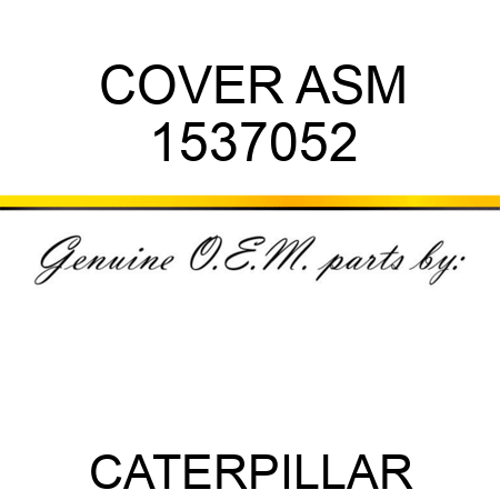 COVER ASM 1537052