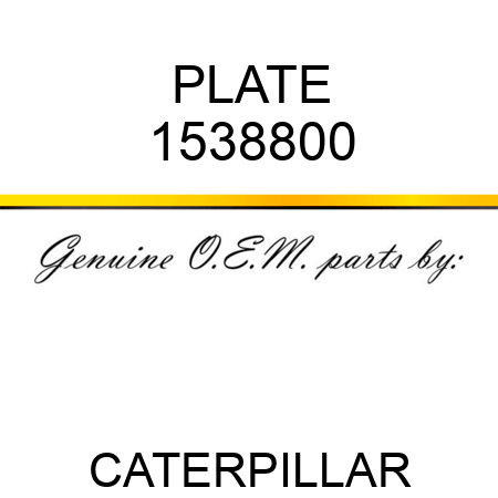 PLATE 1538800