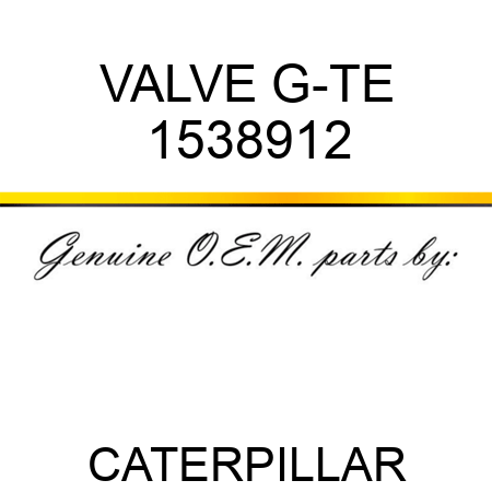 VALVE G-TE 1538912