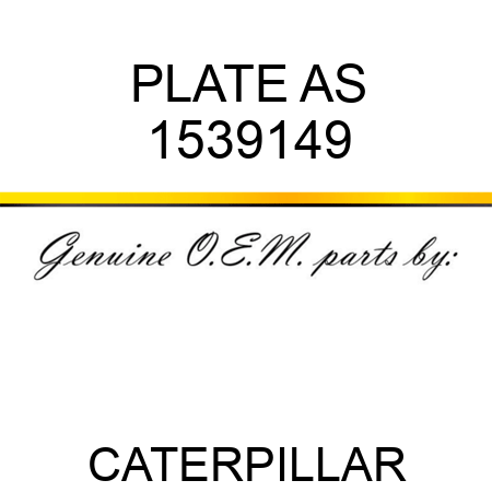 PLATE AS 1539149