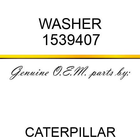 WASHER 1539407