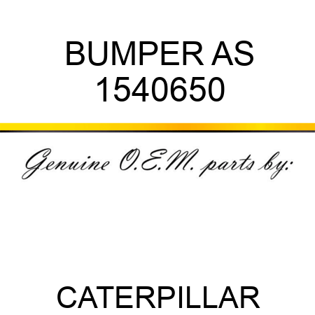 BUMPER AS 1540650
