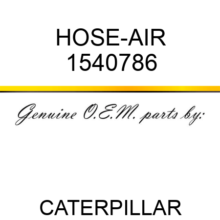 HOSE-AIR 1540786