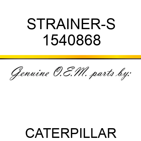 STRAINER-S 1540868