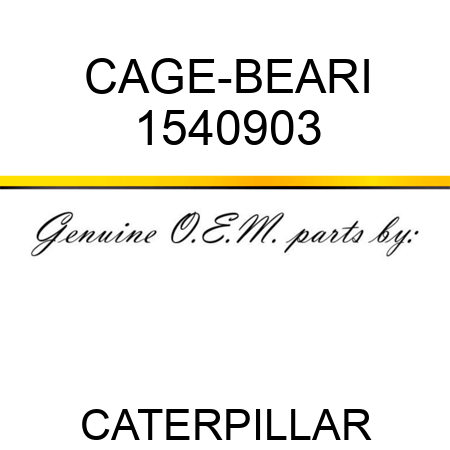 CAGE-BEARI 1540903