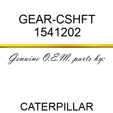 GEAR-CSHFT 1541202