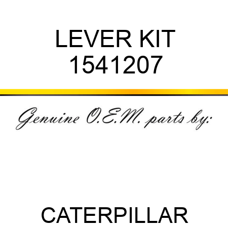 LEVER KIT 1541207