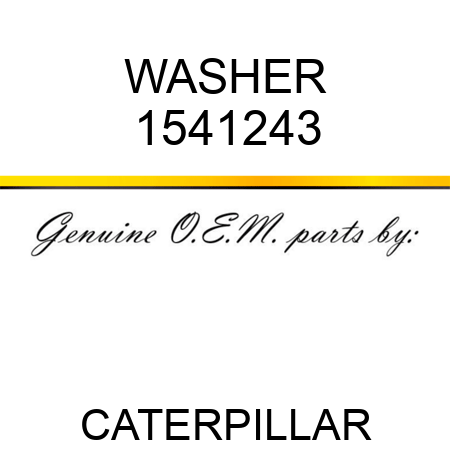 WASHER 1541243