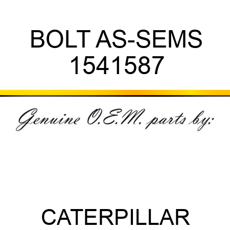BOLT AS-SEMS 1541587