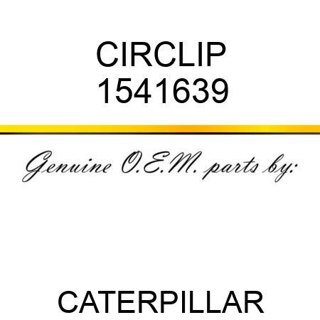 CIRCLIP 1541639