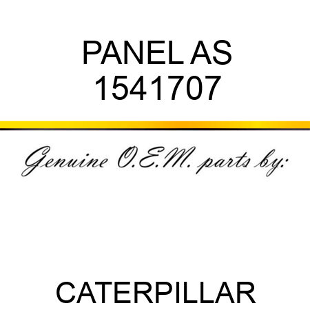PANEL AS 1541707