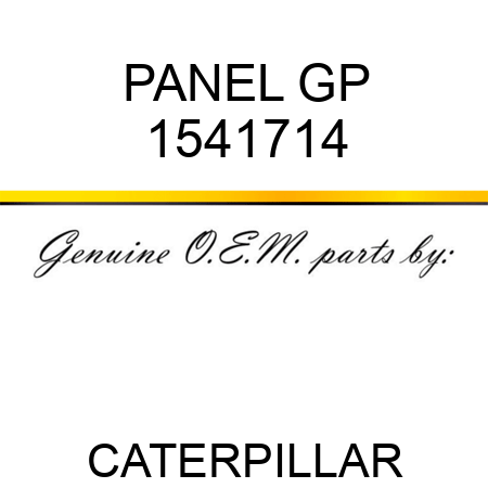 PANEL GP 1541714