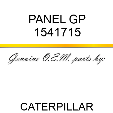 PANEL GP 1541715