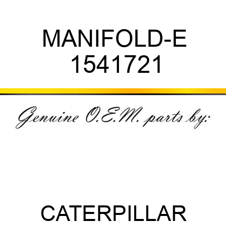 MANIFOLD-E 1541721
