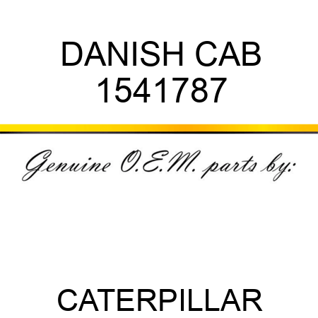 DANISH CAB 1541787