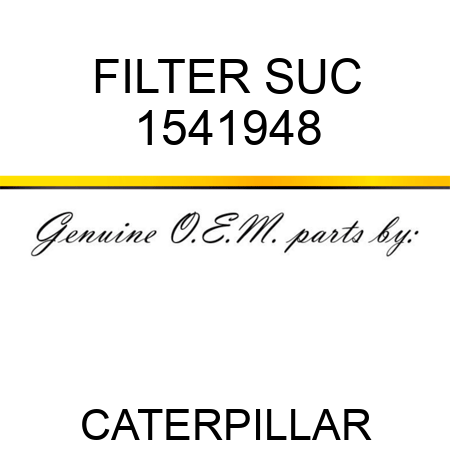 FILTER SUC 1541948