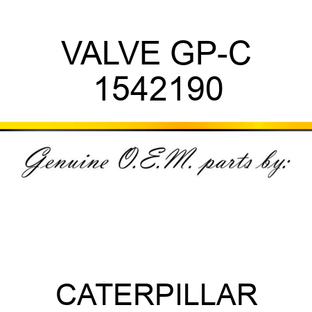VALVE GP-C 1542190