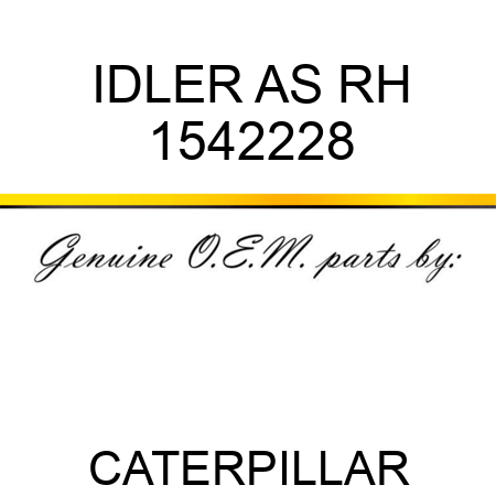 IDLER AS RH 1542228