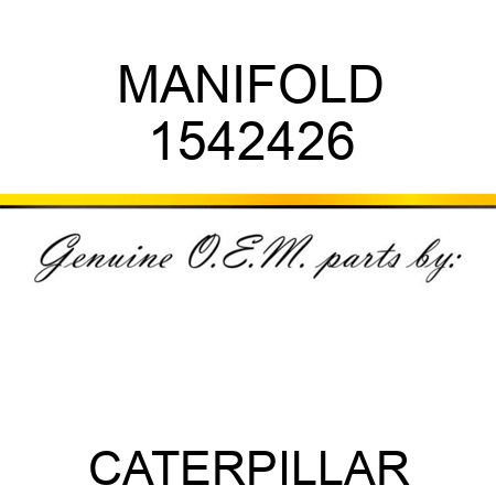 MANIFOLD 1542426