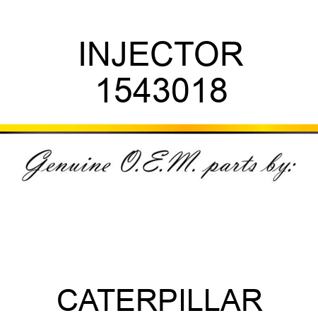 INJECTOR 1543018