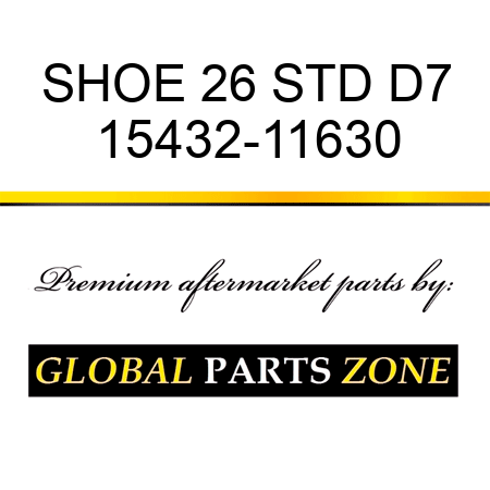 SHOE 26 STD D7 15432-11630