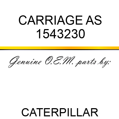 CARRIAGE AS 1543230