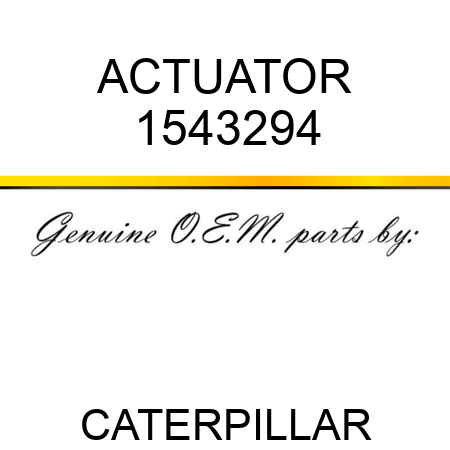 ACTUATOR 1543294