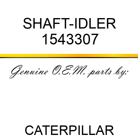 SHAFT-IDLER 1543307