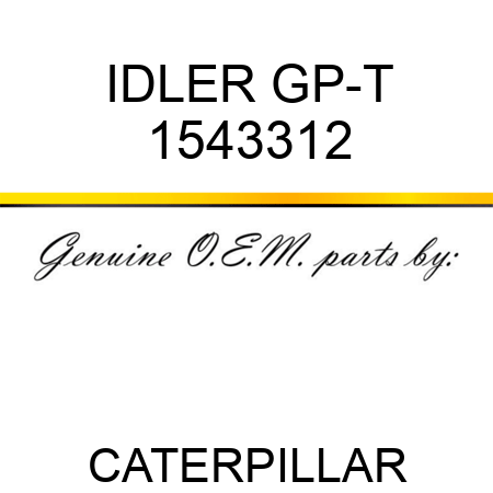 IDLER GP-T 1543312