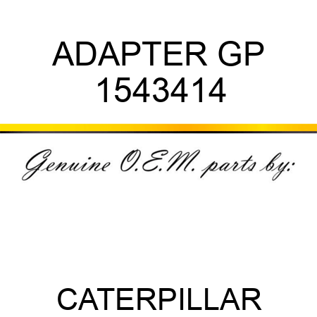 ADAPTER GP 1543414