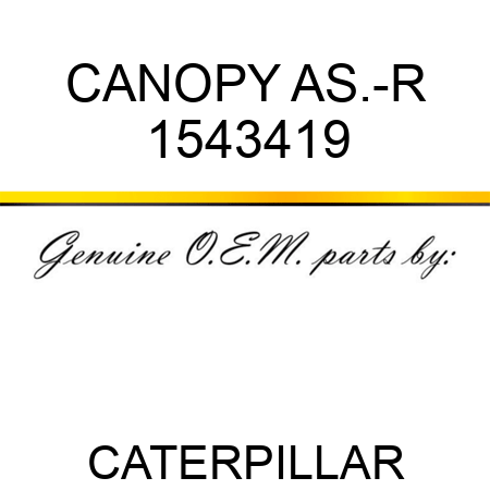 CANOPY AS.-R 1543419