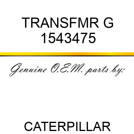 TRANSFMR G 1543475