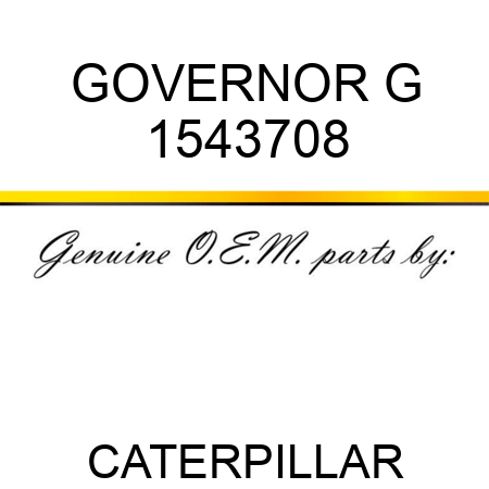 GOVERNOR G 1543708