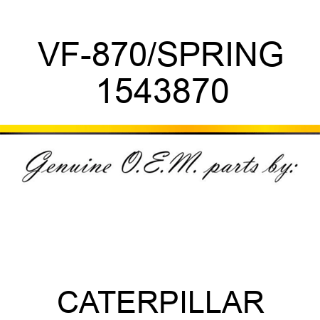 VF-870/SPRING 1543870