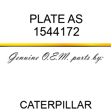 PLATE AS 1544172