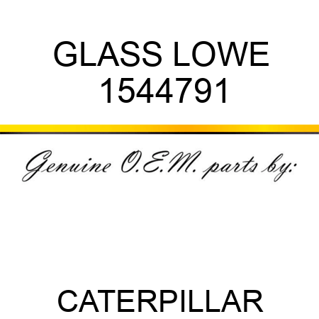 GLASS LOWE 1544791