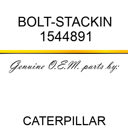BOLT-STACKIN 1544891
