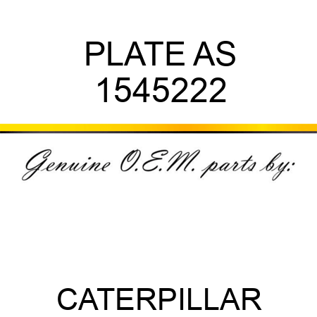 PLATE AS 1545222