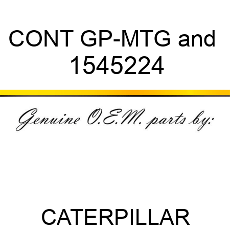 CONT GP-MTG& 1545224