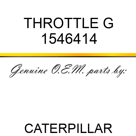THROTTLE G 1546414